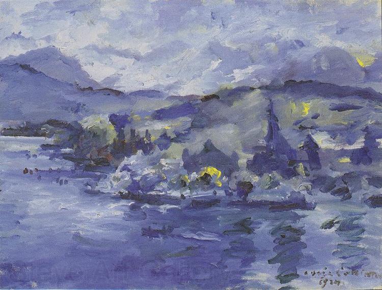 Lovis Corinth Lake Lucerne in the afternoon Spain oil painting art